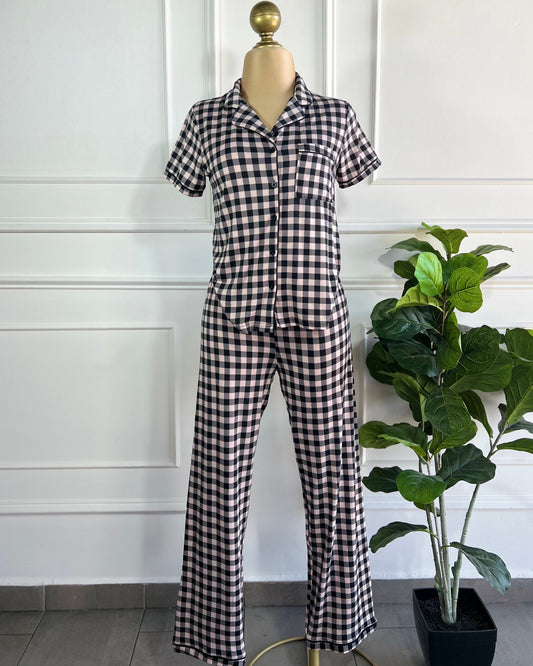 Pijama Cuadros 3 Piezas