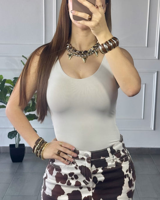 Bodysuit Oat Beige