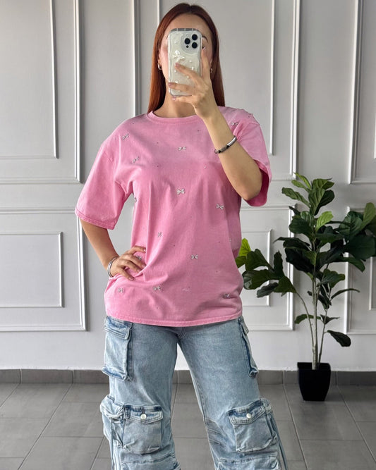 Blusa Moños Pink