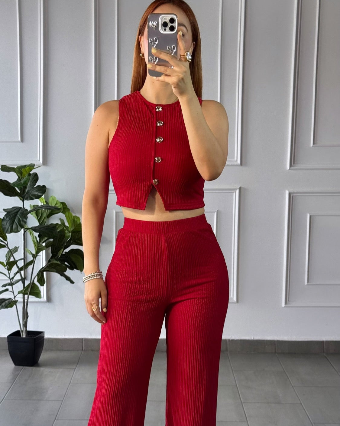 Conjunto Corrugado Rojo
