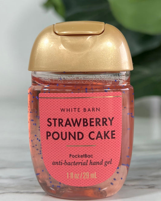 Gel Antibacterial Strawberry Pound Cake