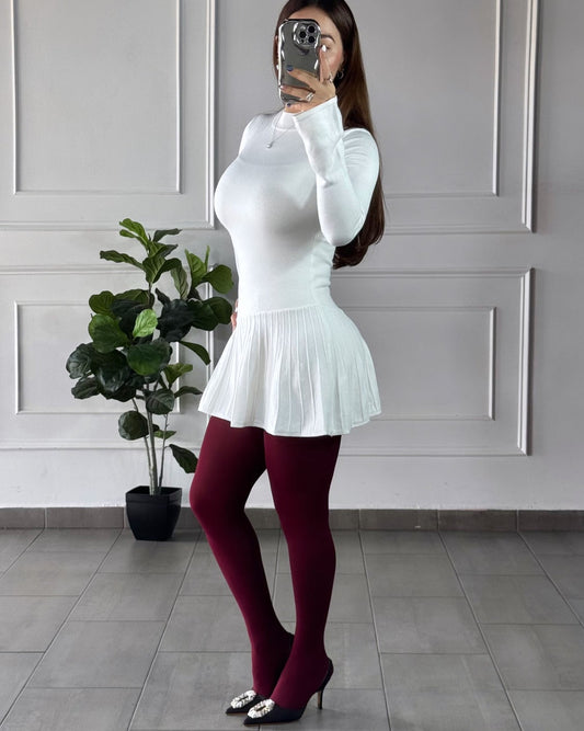 Vestido Sueter Blanco
