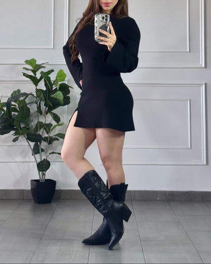 Vestido Sueter Black