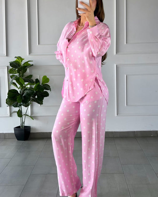 Set Pink Polka