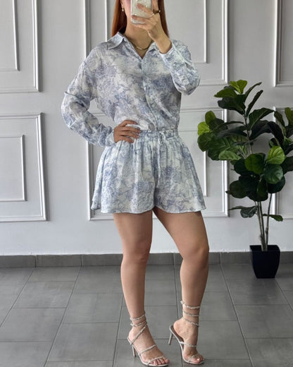 Set Azul y Blanco