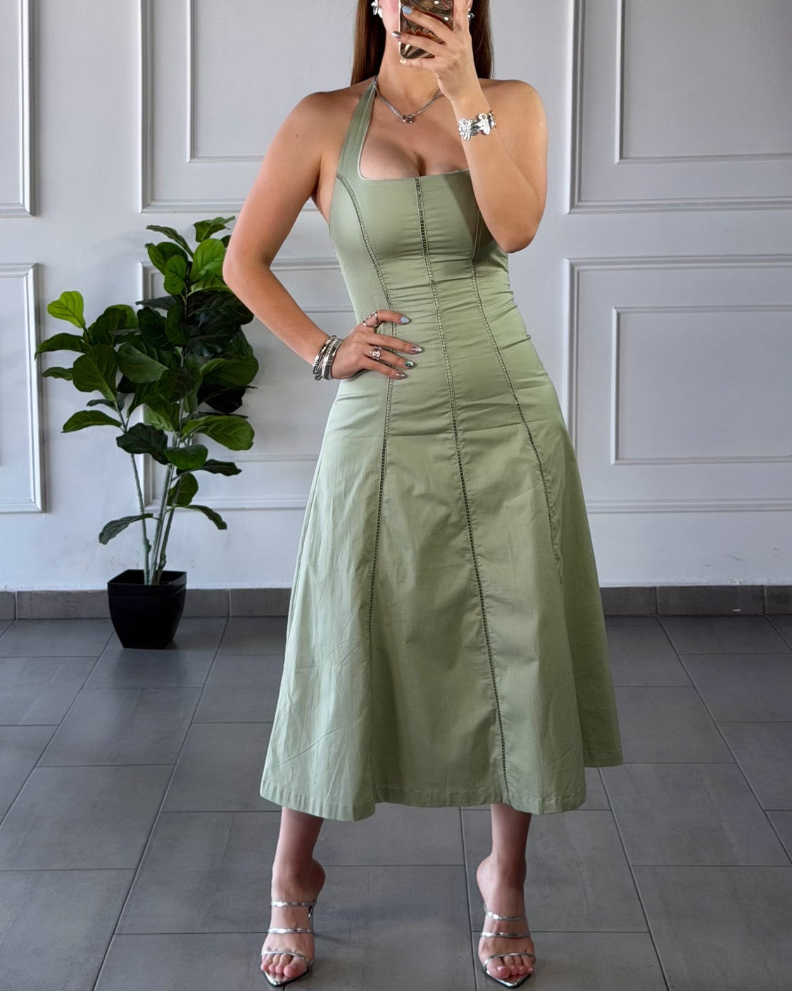 Vestido Midi Pistachio