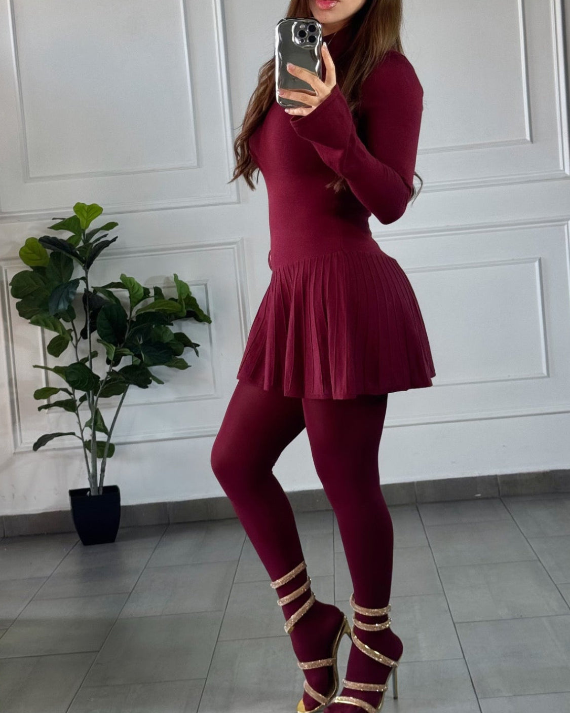 Vestido Burgundy