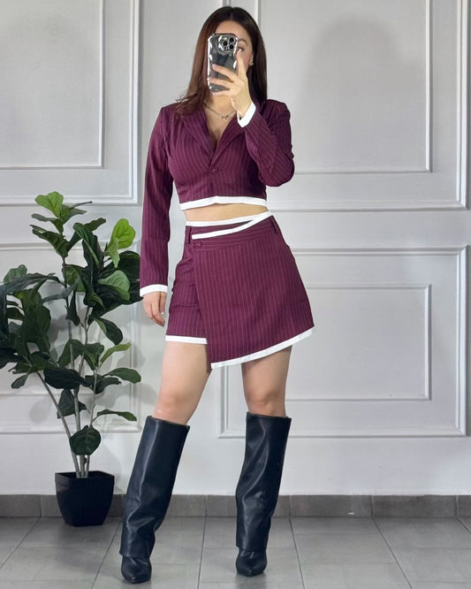 Set Burgundy