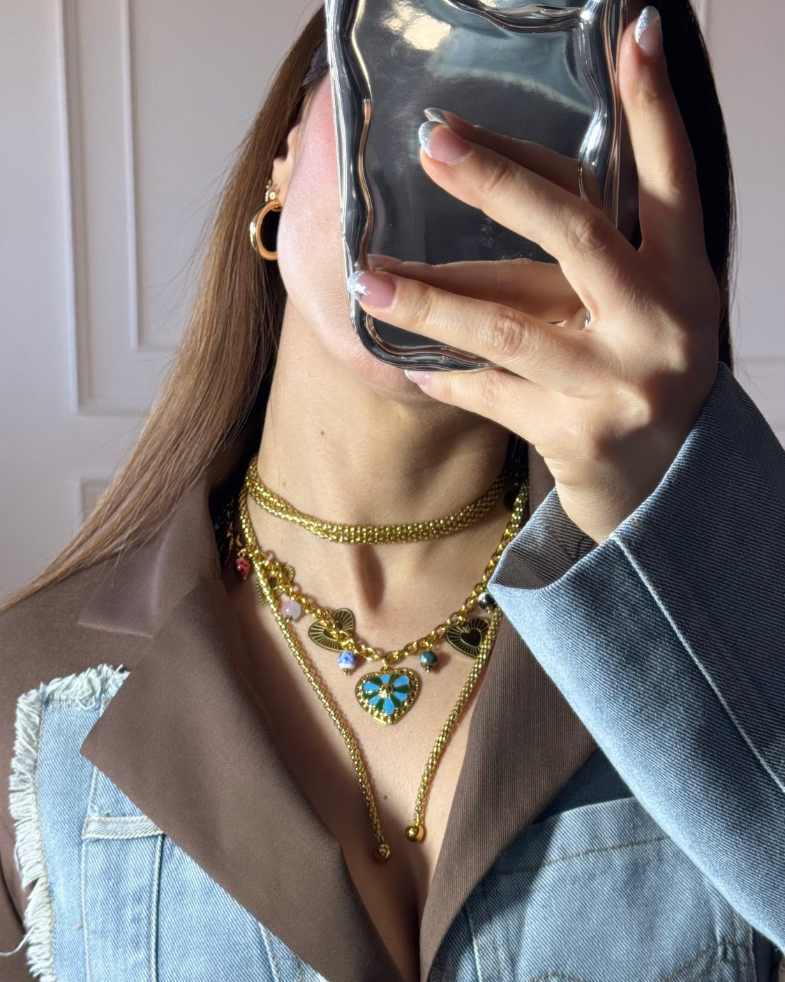 Collar Corazón Charms