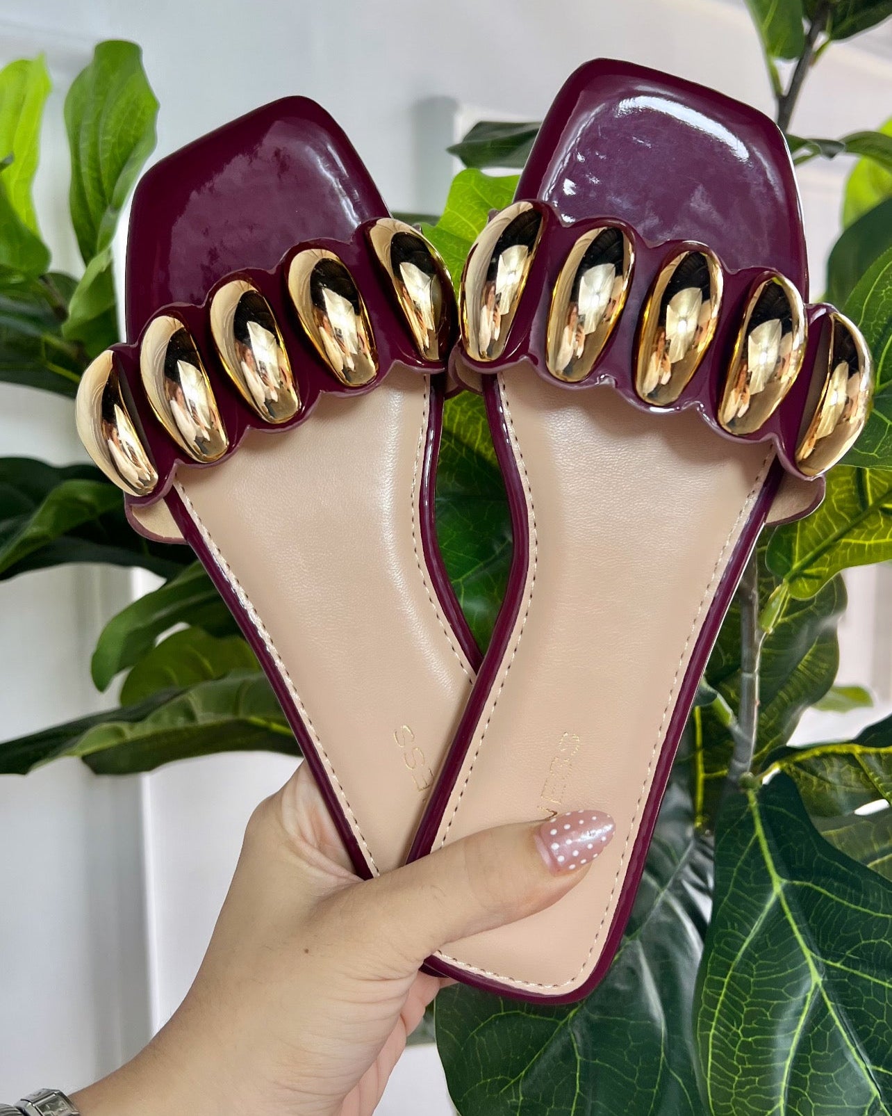 Sandalia Chunky Wine