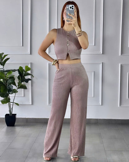 Conjunto Corrugado Café