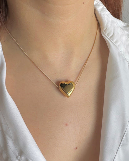 Collar Corazón Inflado