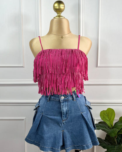 Top Barbas Pink