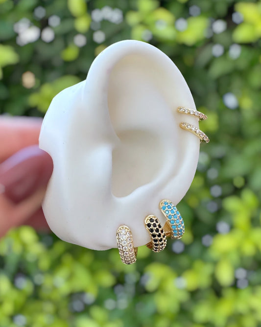 Arracada Chunky Blanco