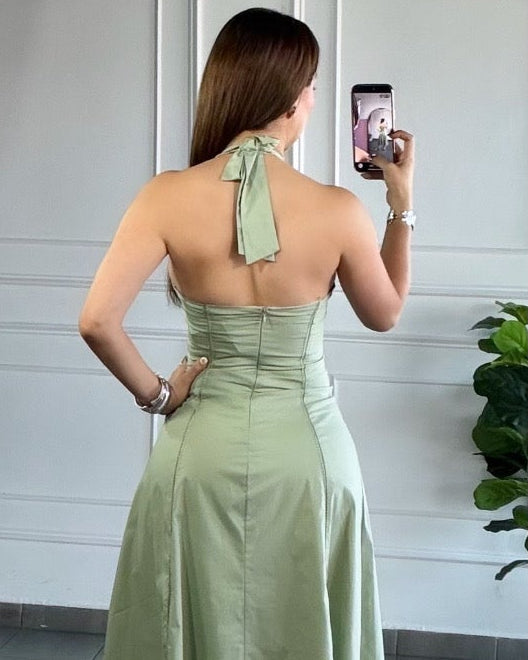 Vestido Midi Pistachio