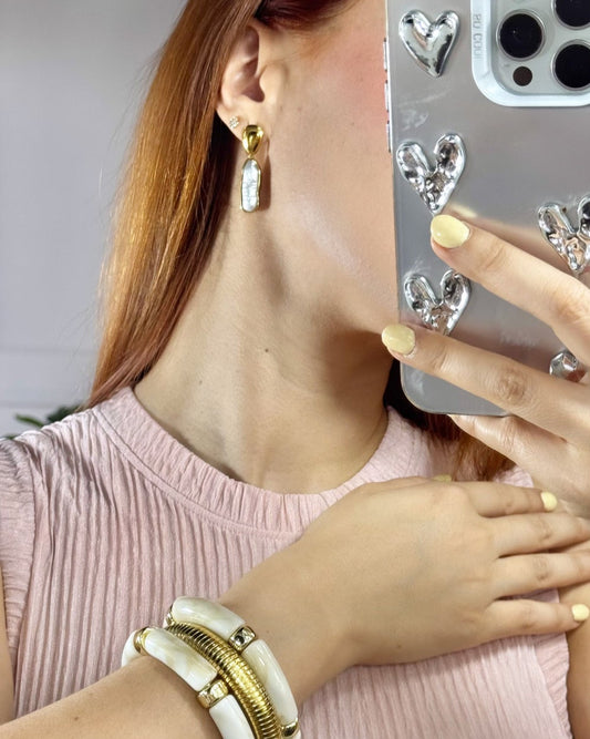 Arete Perla Larga