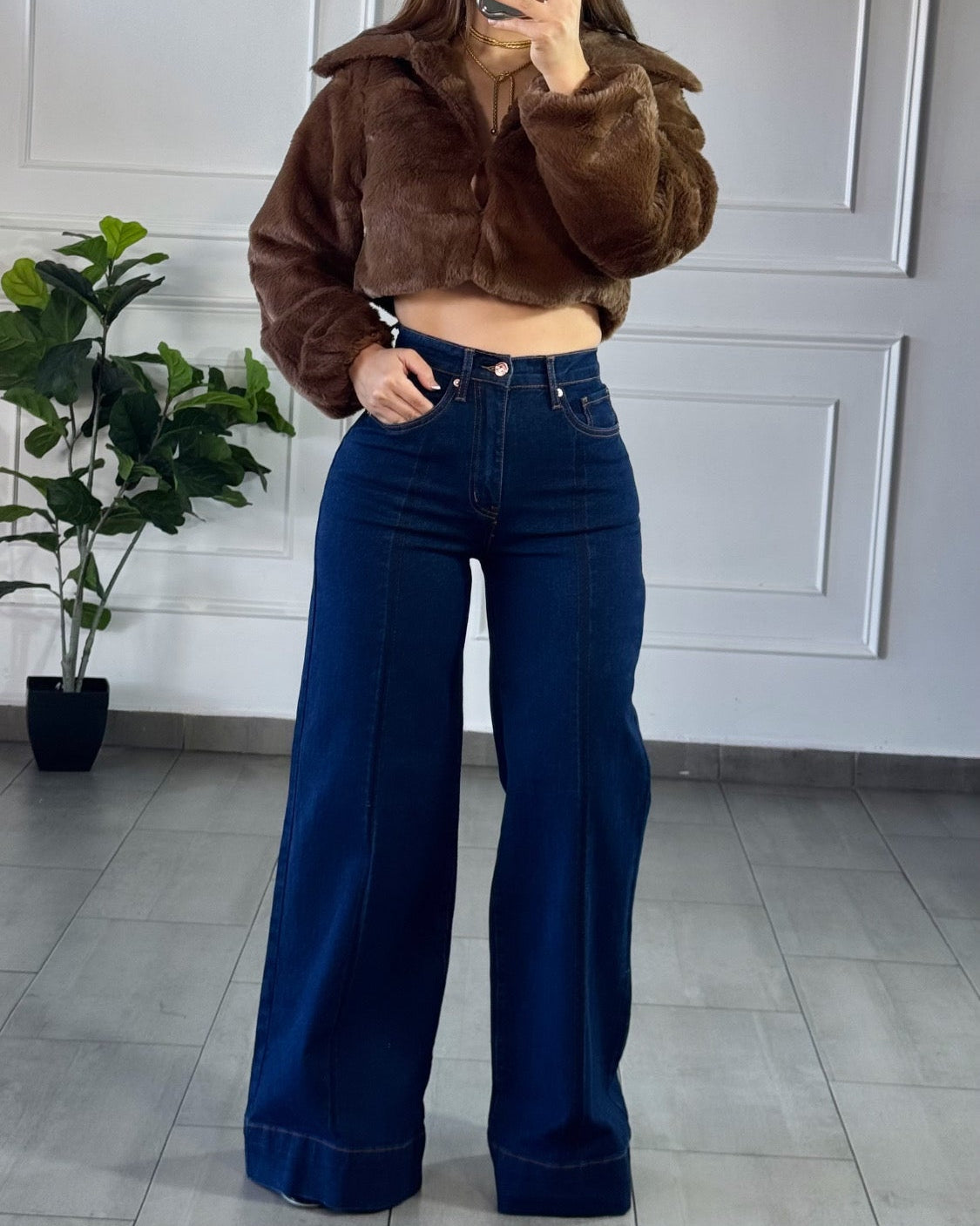 Jeans Wide Leg Vibrant