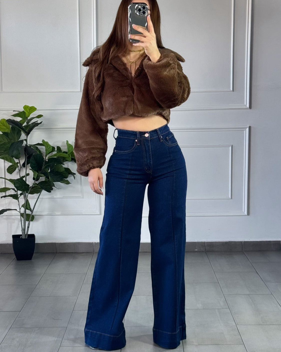Jeans Wide Leg Vibrant