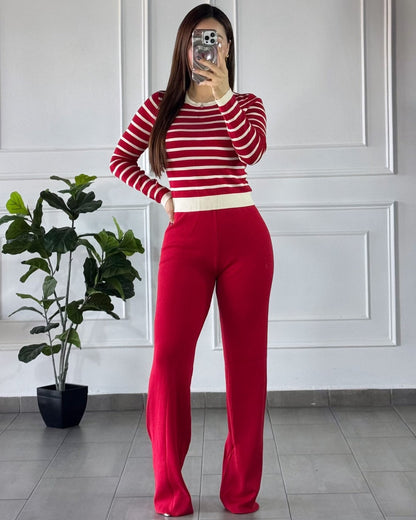 Conjunto Lineas Rojo