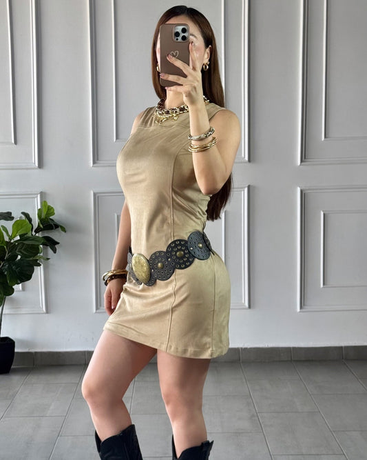 Vestido Oat Beige