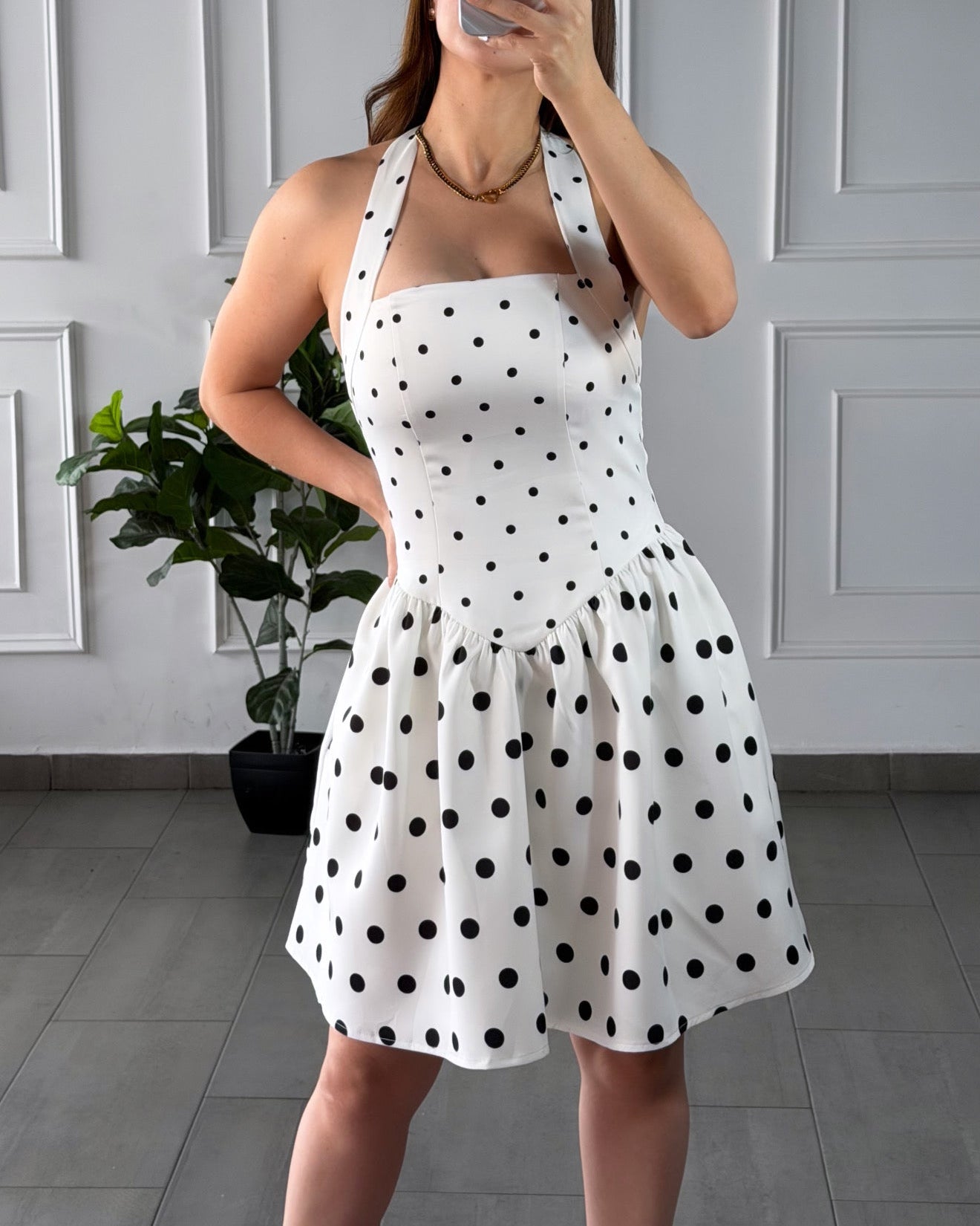 Vestido Lunares B&W