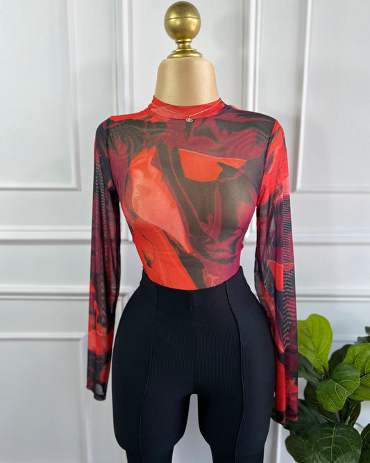 Pantiblusa Rojo/Negro