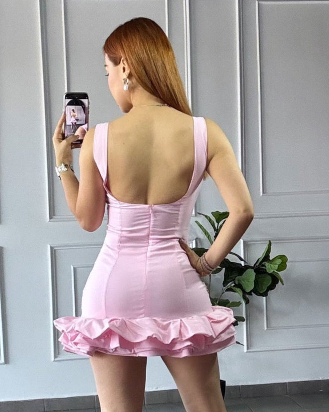 Vestido Pink Patoles