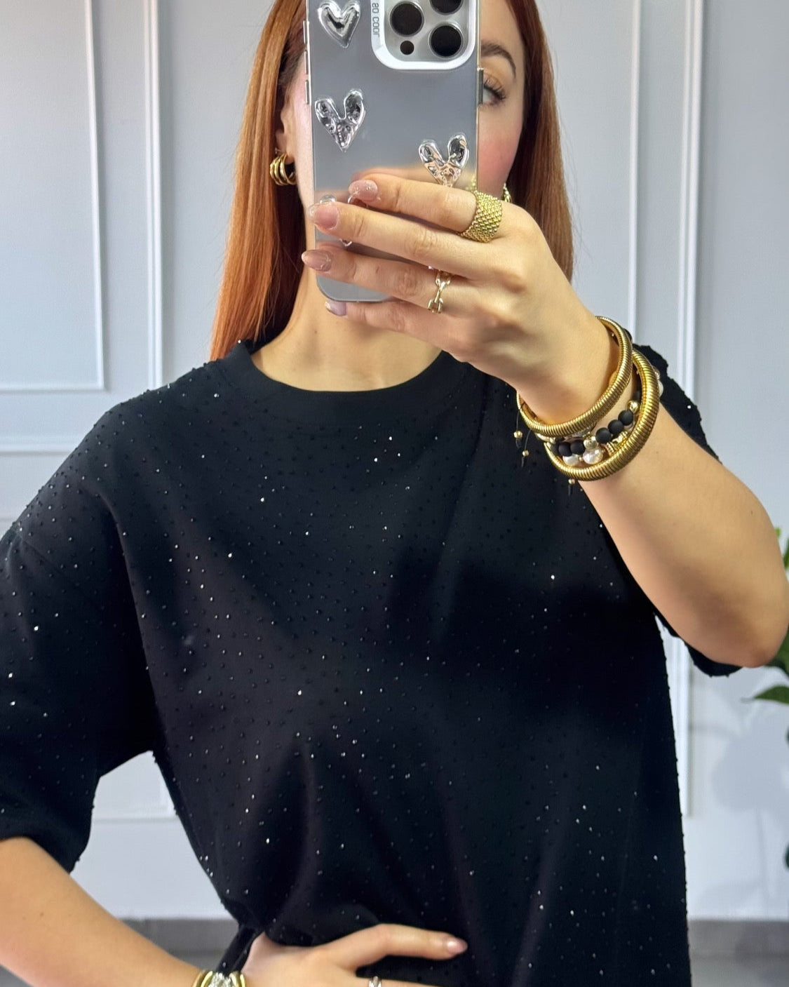 Camisa Brillos Black