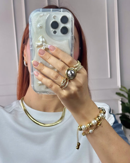Anillo Triple Brillo