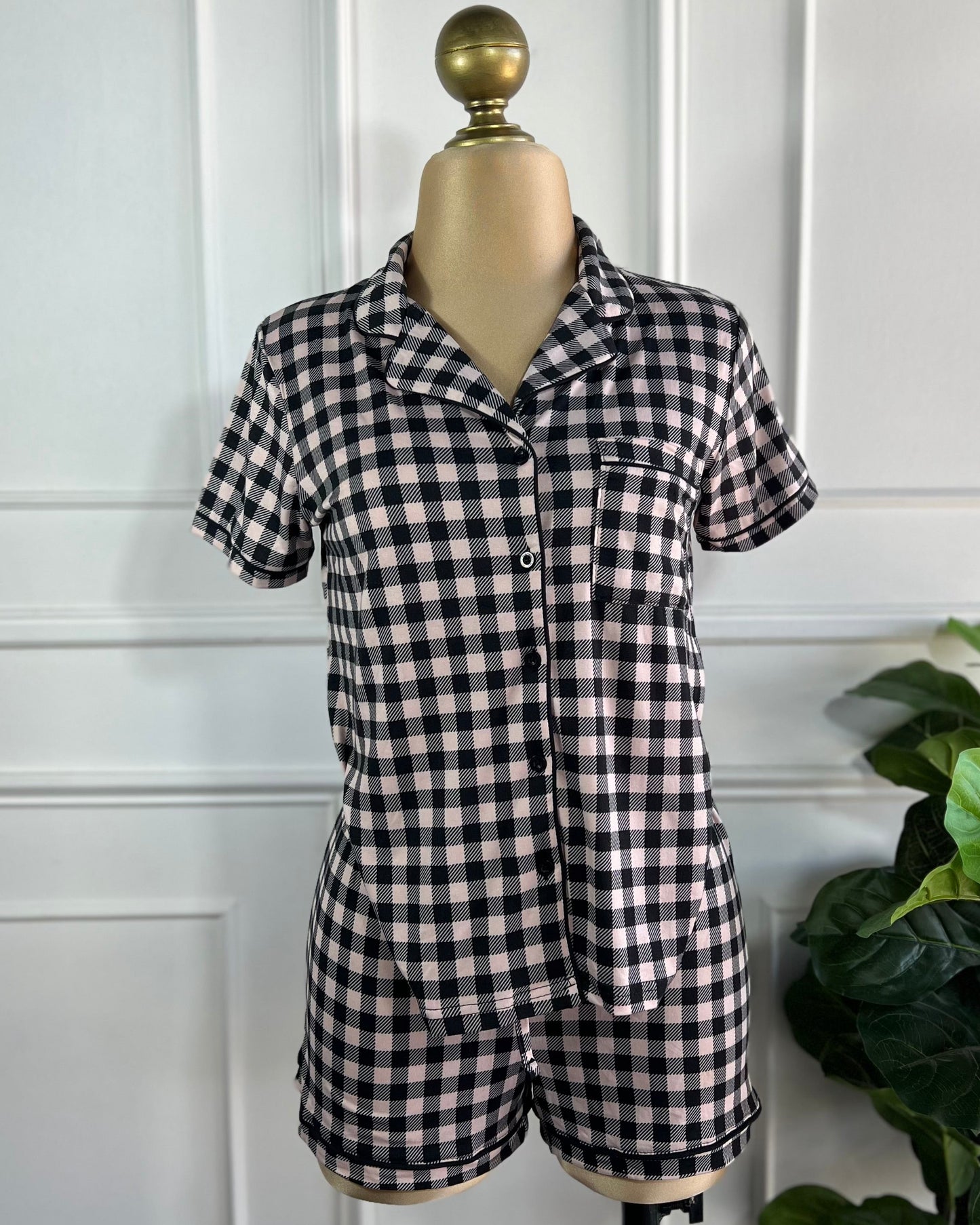 Pijama Cuadros 3 Piezas