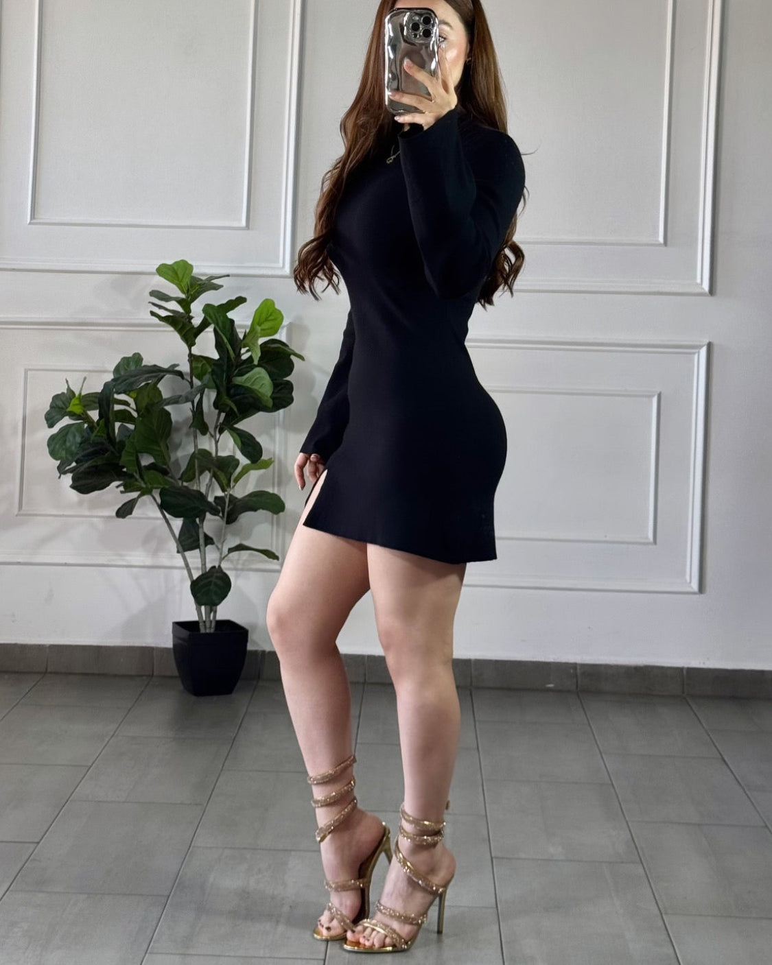 Vestido Sueter Black