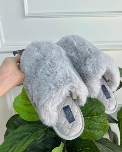 Pantuflas Gris
