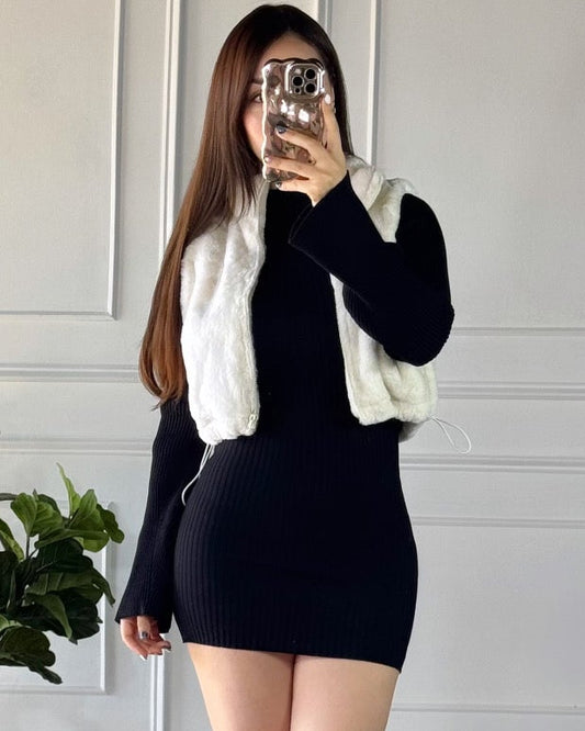 Chaleco Afelpado Blanco