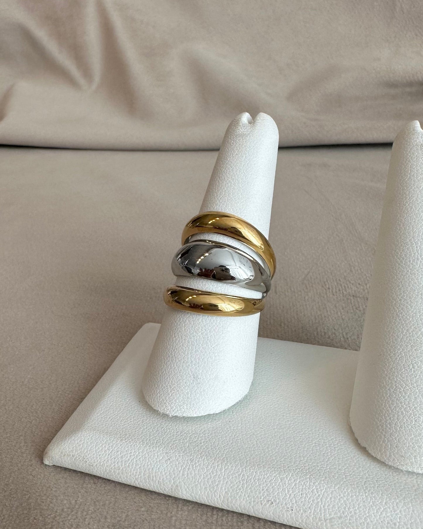 Anillo Bicolor Triple