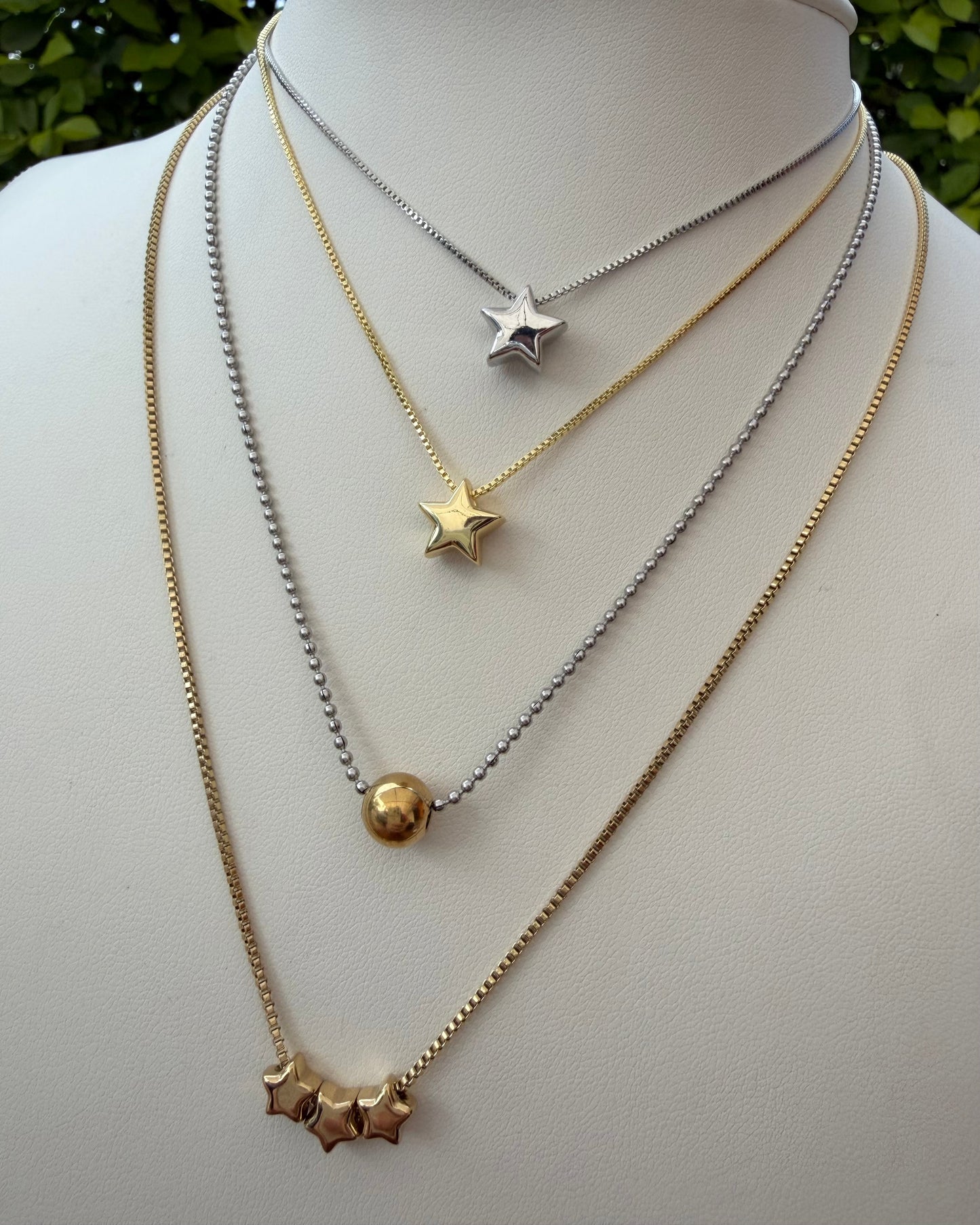 Collar Estrellas Doradas