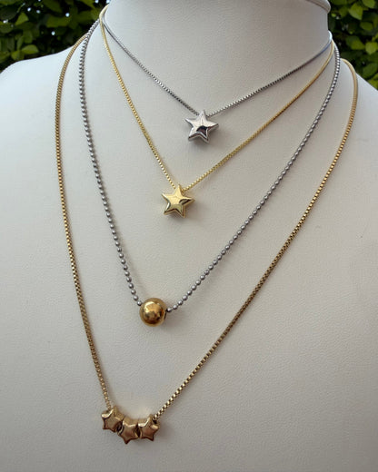 Collar Estrellas Doradas