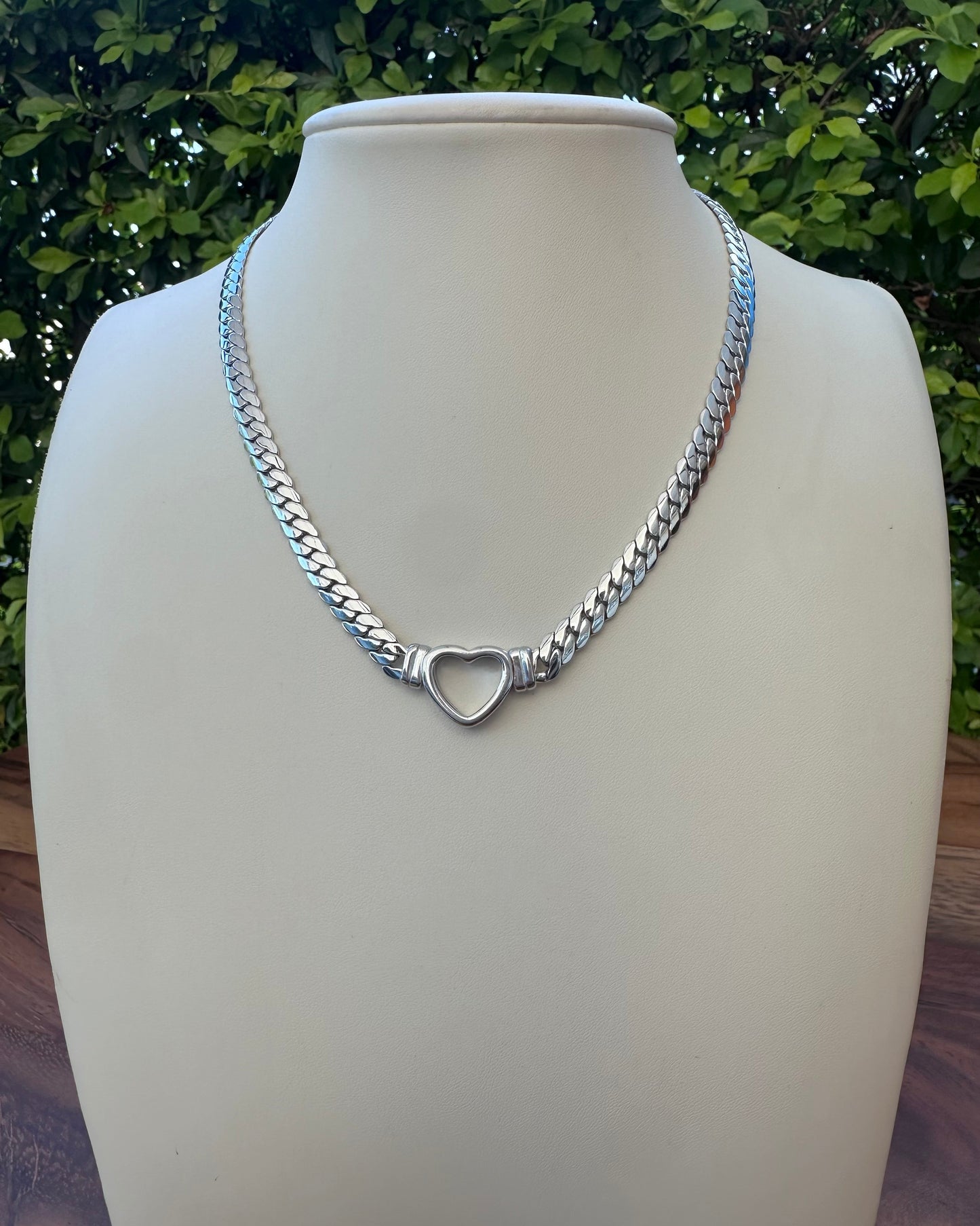 Collar Corazón Val Plata