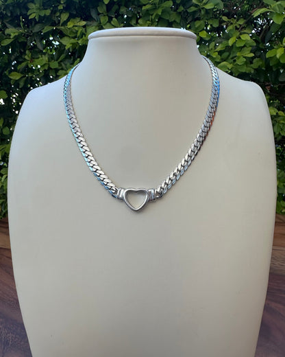 Collar Corazón Val Plata
