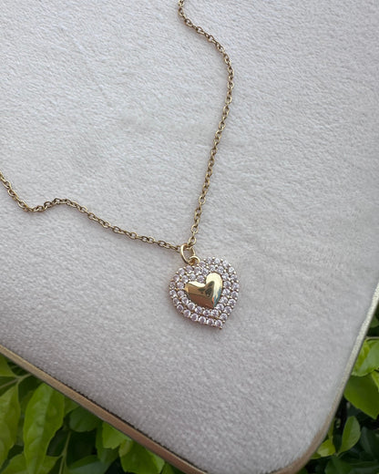 Collar Corazón Brillo SW