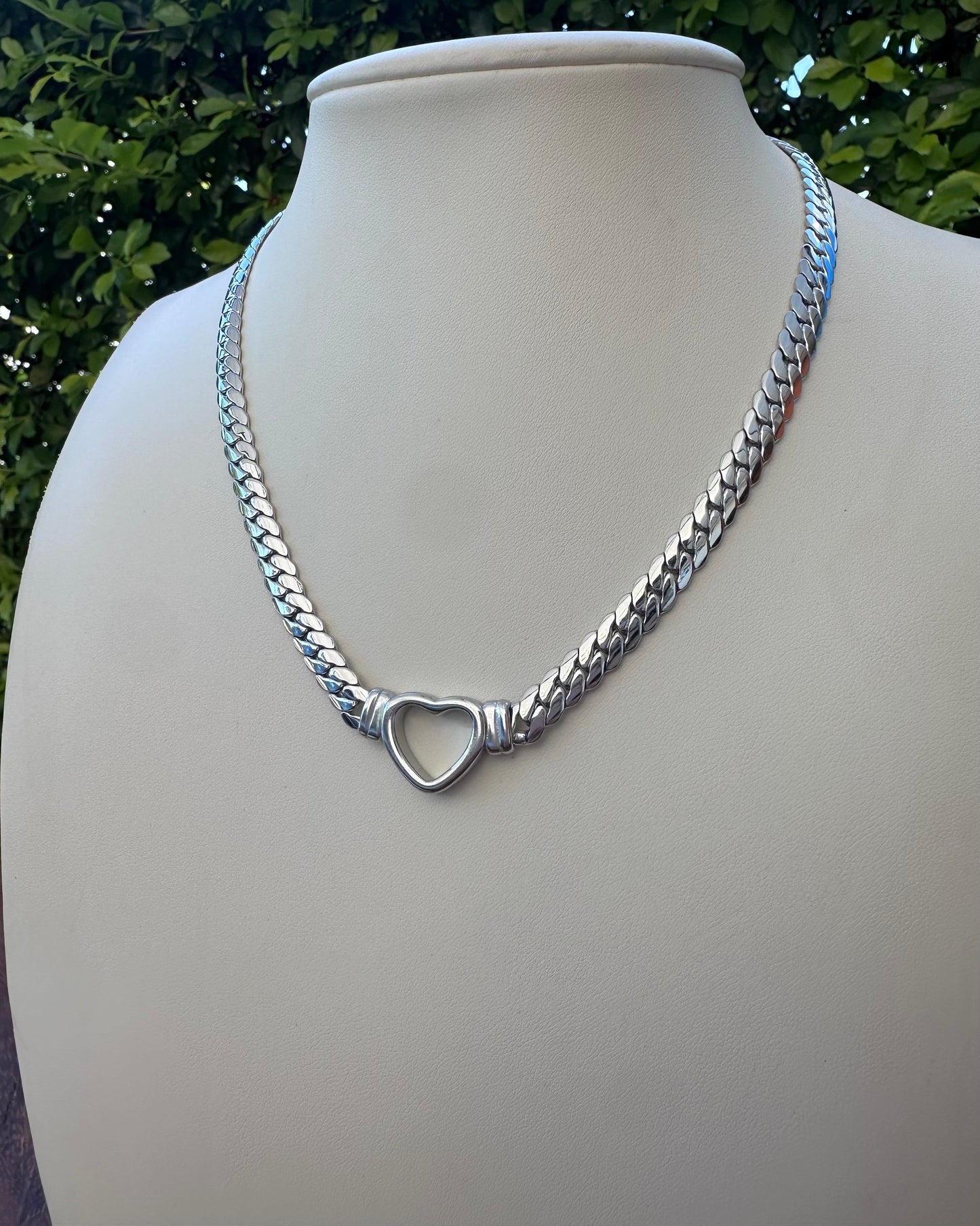 Collar Corazón Val Plata