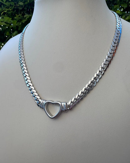 Collar Corazón Val Plata