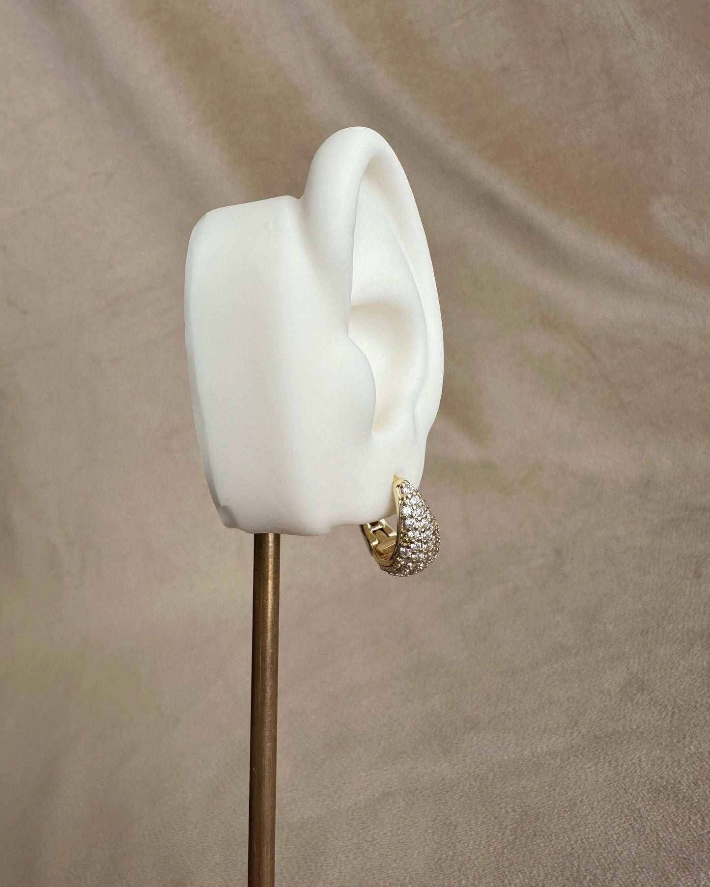 Arracada Gota Brillo