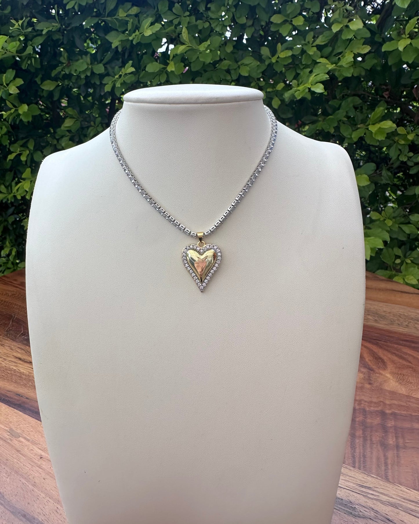 Collar Brillo Corazón