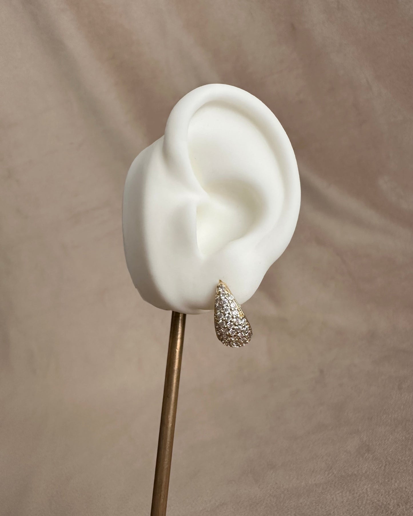 Arracada Gota Brillo