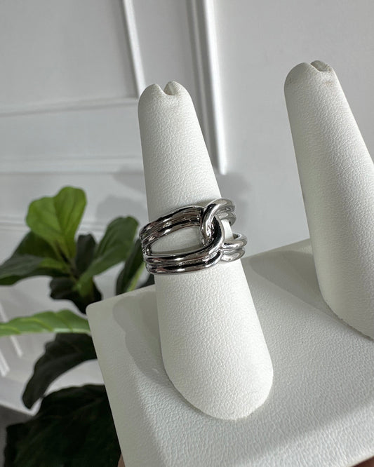 Anillo Entrelazado Plata