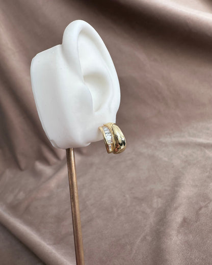 Arracada Brillo Doble