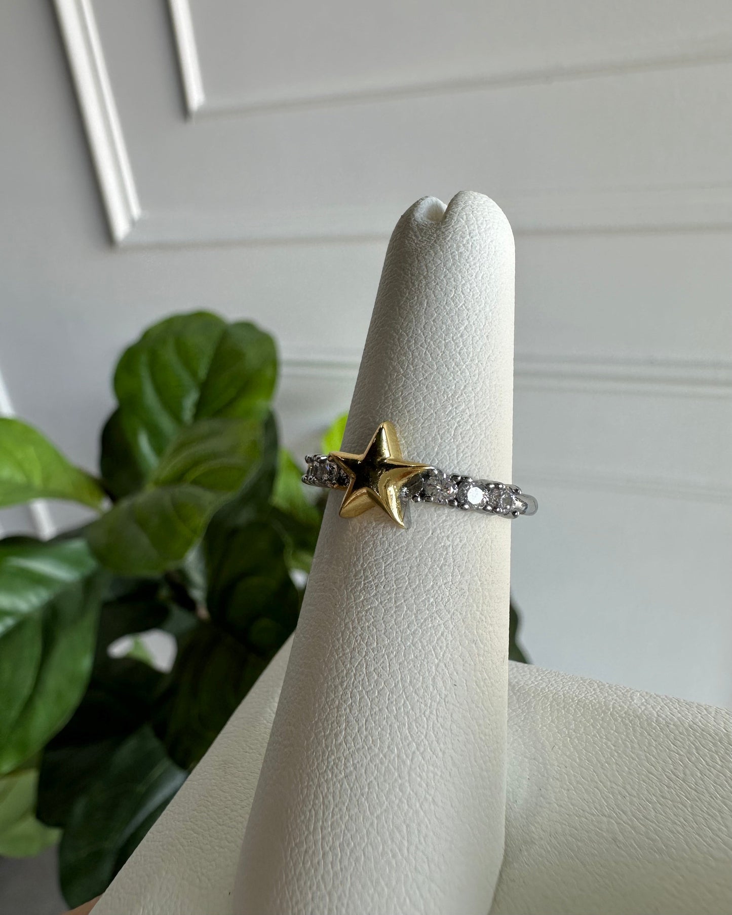Anillo Estrella Brillo