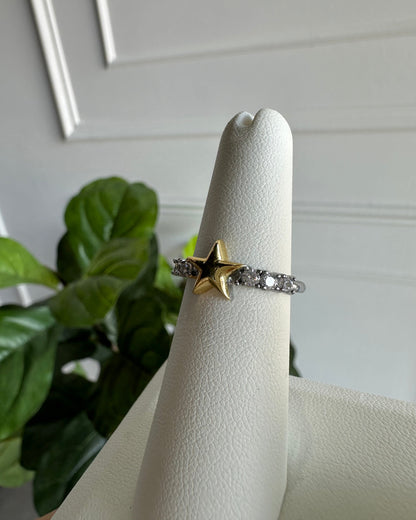 Anillo Estrella Brillo
