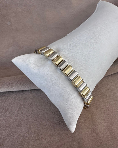 Pulsera Bicolor Barra