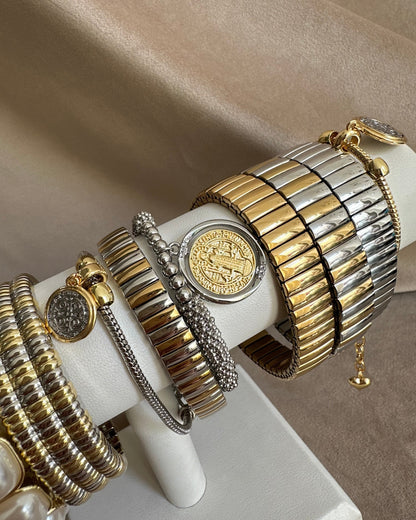 Pulsera Chunky Bicolor